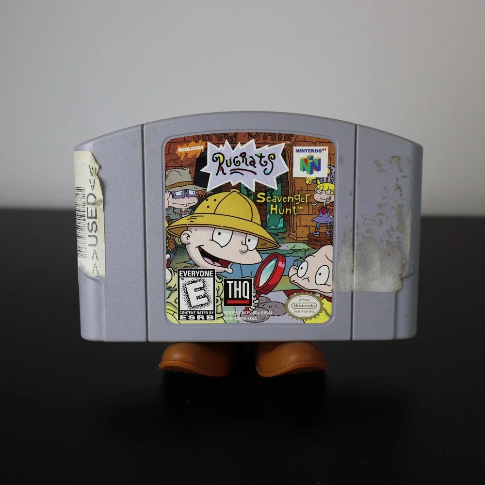 video game rugrats treasure hunt n64